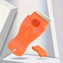 Raspador de pared de acero inoxidable con cubierta protectora, herramienta de cocina no eléctrica para quitar pegatinas y etiquetas, fácil de usar y limpiar - Multicolor - Ver 6