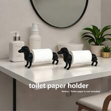 Giá đựng giấy vệ sinh hình chú chó cưng dễ thương, phong cách tối giản Bắc Âu hiện đại, in 3D bán chạy nhất. - Nhiều màu - Xem 1