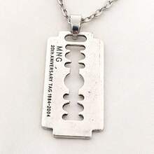 1pcs Razor Blade Pendant Necklace For Women Men Vintage Punk Goth Gothic Steampunk  Y2k Aesthetic - 1件 - 查看 7