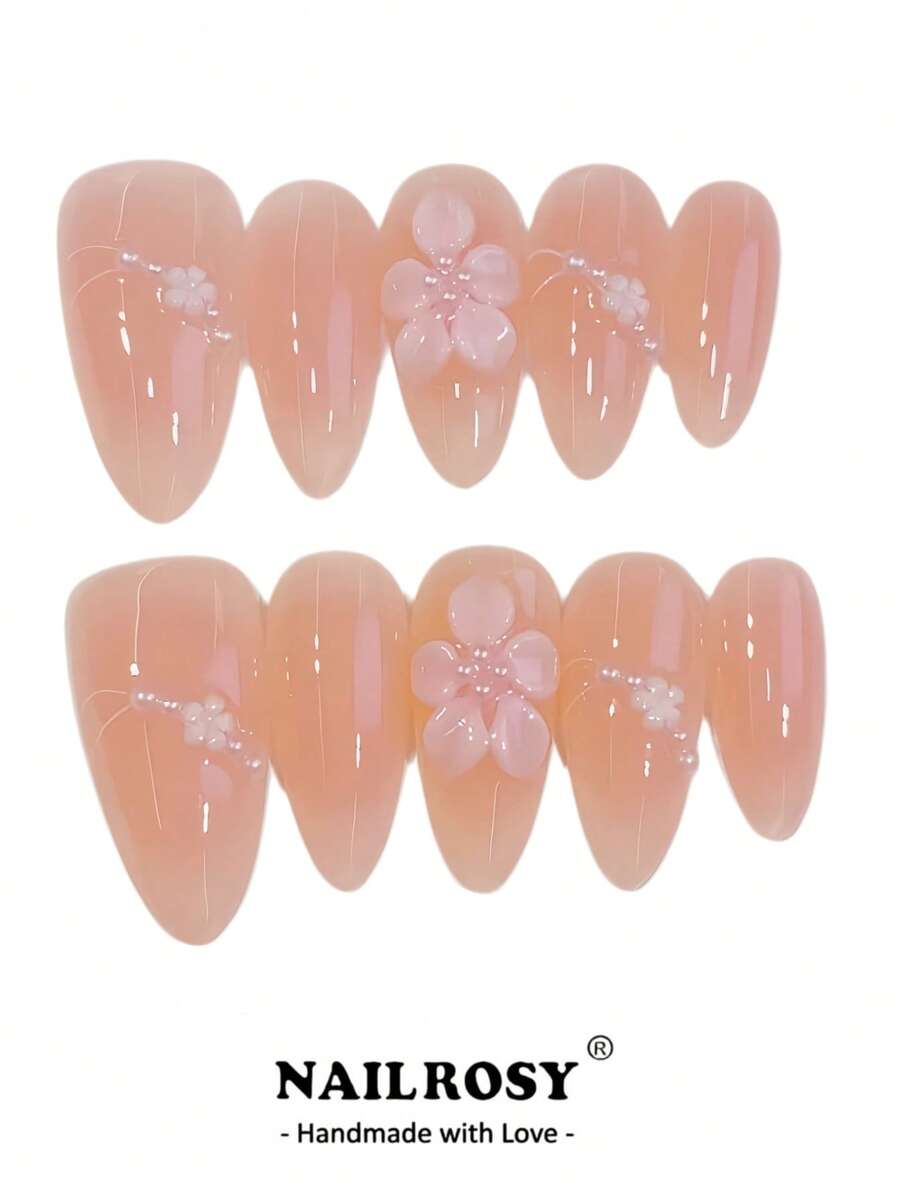 10 móng giả vuông màu trắng kiểu Pháp có thể tái sử dụng | Bộ móng acrylic thủ công tối giản thanh lịch | Móng tay cưới | Móng tay dễ thương | Quà tặng cho phái nữ, Móng tay thiết yếu, Móng tay hàng ngày, Móng tay đính đá - Màu Hồng  Dưa hấu - Xem 1