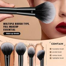 Bộ 20 cọ trang điểm, dụng cụ trang điểm thiết yếu. - màu đen - Xem 2