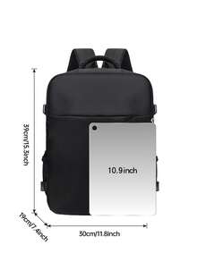 myco bags 真空压缩背包，符合Viz Air登机舱尺寸（40x30x20厘米），可转换手提包/随身行李/旅行背包，适合短途旅行，可轻松放入座位下方，可容纳3-4天的行李，旅行/登机背包，书包，返校礼物 - 彩色 - 查看 7