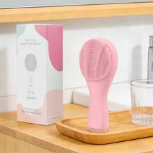 Soft Silicone Electric Face Brush Waterproof Facial Cleansing Tool USB Charging Home Beauty Gadget Portable Electric Facial Cleansing Brush Wat - View 4