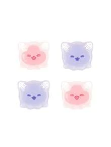 4 chiếc bọc cần điều khiển bằng silicon hình chú cún con dễ thương cho 2017/OLED/Lite - nước ép nho - Xem 2