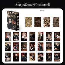 K-Pop Star Aespa Dirty Work Fan Merchandise - 55pcs Holographic Photo Cards In Deluxe Box Set - Collectible Postcards - Multicolor - View 7