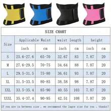 1pc, 6 Size Options, Elastic Shaping Waist Belt, Mesh Breathable Sauna Waist Trainer, Workout Waist Cincher, Suitable For Home Exercise, Sports And Walking - Black - View 2