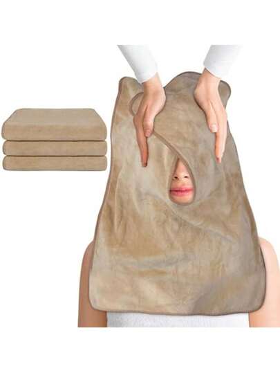 1pc Superfine Fiber Beautician Towel Is Used For Facial Facial Mask To Remove Facial Wrapping, Soft Face Towel, Separate Design Spa Towel, Used For Facial Steam Massage And Cleaning