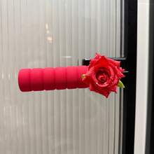 逼真玫瑰花门把手套,饰以玫瑰香氛,适用于装饰家居/办公室门、结婚纪念日等场合。功能包括防静电、防撞、寒冷地区保暖。 - 紅色門把手套 - 查看 14