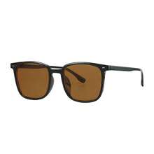 1 pieza Gafas unisex de caja grande con tachuelas - rebanadas de té negro - Ver 4