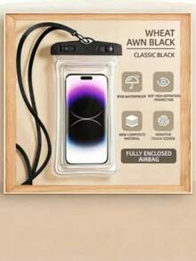 Universal Waterproof Touchscreen Phone Waterproof Bag, 3D Waterproof Phone Protective Case, Essential For Travel, Beach, Pool, Cruise, Suitable For Galaxy Phones, Ideal For Swimming, Rainy Days And Outdoor Activities, Effectively Prevents Phone Water Damage - Multicolor - View 6