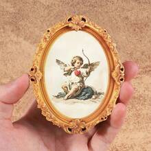 1pc Pink Chicken Pattern Wooden Refrigerator Magnet, Craft Gift Suitable For Home Fridge And Mailbox Decoration! - one-size - View 15