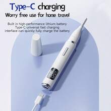 3-In-1 Nose Hair Trimmer For Men & Women, Painless Ear, Eyebrow & Facial Hair Groomer With LED Display, Waterproof Dual-Edge Stainless Steel Blades, Rechargeable Grooming Kit, Suitable For Travel - View 6