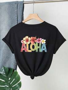 Women T-Shirts - Black - View 1