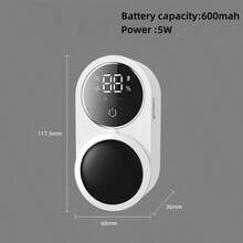 1pc Smart Toothbrush Sterilizer, USB Rechargeable Wall-Mounted Toothbrush Holder, Multi-Function Toothbrush Rack, Smart Sensor Toothbrush Storage Box, Sterilizing Toothbrush Holder, No-Drill Wall-Mounted Toothbrush Holder With 2 Brush Head Slots, Couples Toothbrush Holder, Suitable For Home, Bathroom, Hotel And Dormitory, Beautifully Packaged, An Ideal Gift Choice. - Multicolor - View 12