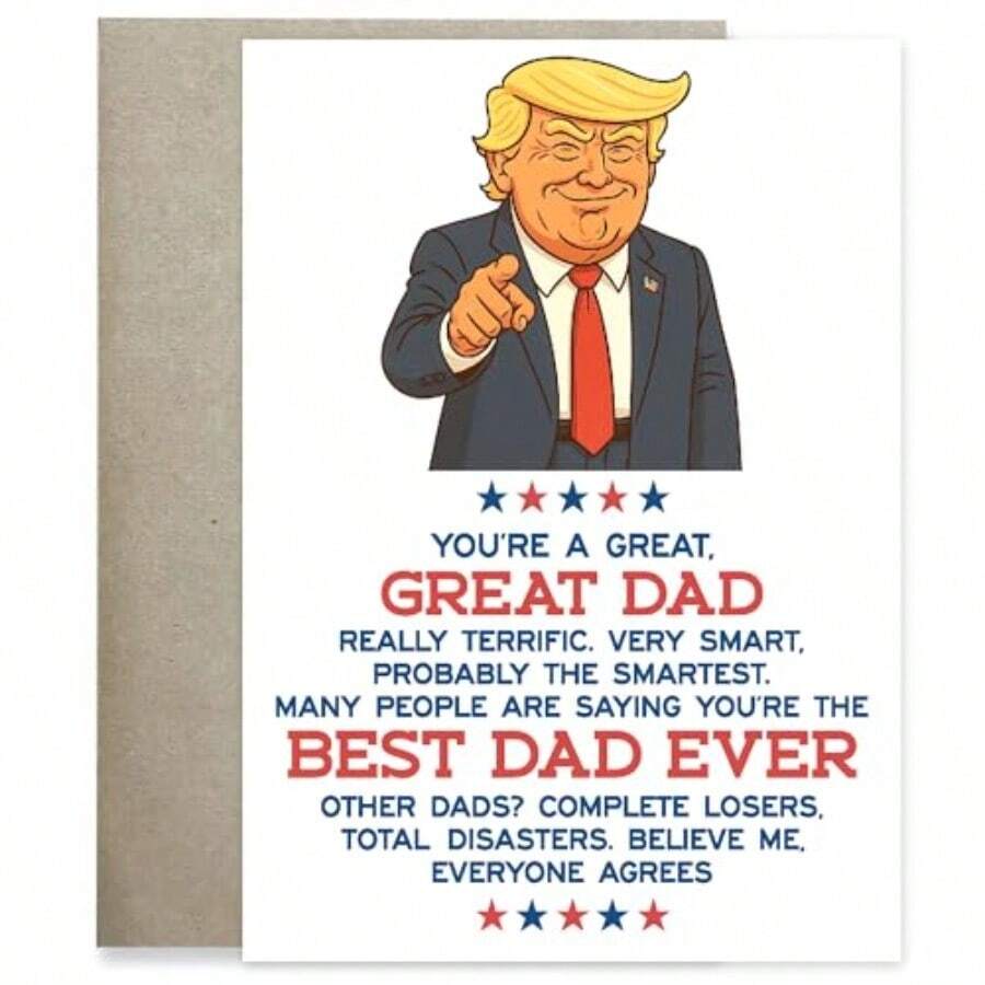Fathers Day Card Funny Fathers Day Card For Dad Fathers Day Cards Hilarious Father's Day Card From Daughter Funny Fathers Day Card Fathers Day Card For Husband Style 5 - Style 10 - View 1
