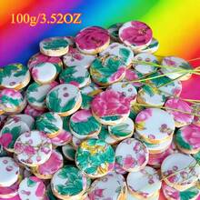 100g/200g Floral Pattern Ceramic Mosaic Tiles, Underglaze Multicolor Mixed Size Mosaic Circles, Suitable For Arts & Crafts, DIY Projects, Living Room, Kitchen, Bathroom, Home Decor, Creative Wall And Floor Decoration, DIY Craft Material - CSDXY - View 10