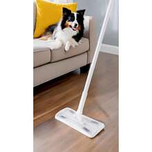 Dust Mop, Sweeping & Mopping Kit With 58" Extended Long Handle, 36 Disposable Dry Cloths, Multi Surface Sweeper Mops For Hardwood, Tile, And Vinyl Floor Cleaning, Iron Handle, White - Default - View 8
