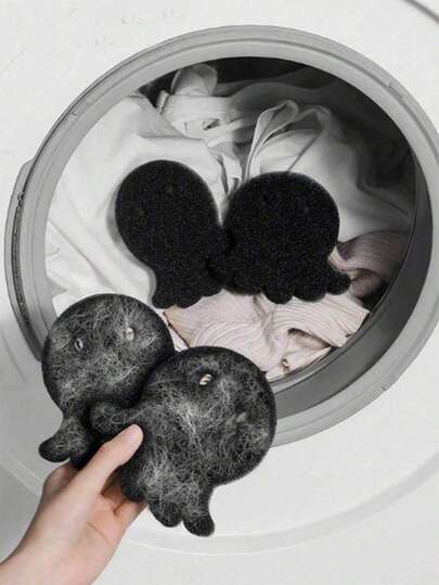 1/2/4 piezas Bolas para eliminar el pelo de mascotas en la lavadora, bolas esponjosas para la colada - Bolas de limpieza para lavadora, atrapapelusas reutilizable, mantiene la ropa y la ropa de cama sin pelos, esencial para los dueños de mascotas - Mejora tu experiencia de lavandería