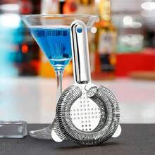 Yinore 2Pcs Stainless Steel Cocktail Strainer - Bar Ice Filter For Mixing Drinks, Durable Metal Mesh For Bartender Use - View 2