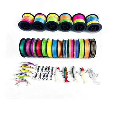 8 High-Quality PE Braided Fishing Line - Abrasion Resistant Braided Lines – Incredible Superline – Zero Stretch – Smaller Diameter – A Must-Have!