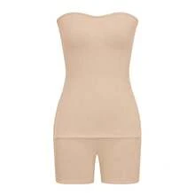 Traje Casual de Moda en Color Sólido de Punto Acanalado para Otoño 2026 - 72# Verde claro - Ver 9