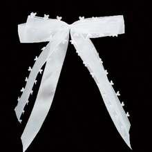 (10pcs/Pack) Heart Butterfly Wedding Car Party Decorations, Wedding Decor, Gift Wrapping Decorations, Holiday Backdrop Decorations - White - View 3