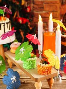 50/5pcs Palillos con Paraguas para Cócteles, Palillos con Paraguas Decorativos para Cócteles, Hechos de Palillos de Madera, Adecuados para Decoración de Fiesta Tropical Hawaiana, Palillos con Paraguas de Coco, Palillos con Paraguas de Flores para Bebidas, Decoración de Cupcakes, Palillos Tropicales, 6 Colores, Adecuados para Bar Tiki, Picnic, Fiesta de Cumpleaños, Palillos para Vacaciones, Paraguas de Papel Decorativos, Decoración de Bebidas, Acentos para Fiesta de Boda Tropical - multicolor - Ver 9