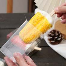 Hộp nhựa PVC trong suốt (5 chiếc/10 chiếc/100 chiếc), dùng đựng kem, bánh macaron, bánh ngọt, kem que mùa hè, hộp bảo quản kem, thích hợp cho tiệc tốt nghiệp, tiệc sinh nhật, đám cưới, tiệc mừng em bé, Ngày của Mẹ, Ngày của Cha. - ngẫu nhiên - Xem 5