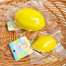 1pc Handmade Squishy Lemon, Summer Squeeze Toy, Stress Relief Toy, Birthday Gift, Back To School Gift, Easter Gift, Christmas Gift - Multicolor - View 3
