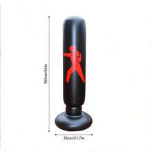 Boxing Bag With Support Frame, Elastic Free-Form Inflatable Boxing Bag - Multicolor - View 4