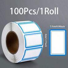 1000pcs Waterproof, Oil-Proof Labels - Suitable For Refrigerator, Freezer, Food Storage Room And Kitchen Organization - Perfect For Food Containers, Jars, Lunch Boxes, Food Storage Labels, Minimalist Design, Oil-Resistant Material, Busy Households, Thank You Stickers, Birthday Stickers, Gift Labels, Label Stickers - Multicolor - View 18