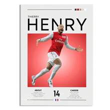 Famous Football Star Poster Modern Inspirational Canvas Painting Picture Soccer Wall Art Home Decoration Print Living Room Decor - Multicolor - View 6