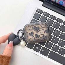 Funda protectora antigotas con forma de corazón compatible con auriculares Bluetooth de Apple, funda resistente a arañazos y golpes compatible con la funda de carga de auriculares Bluetooth de Apple - Multicolor - Ver 9
