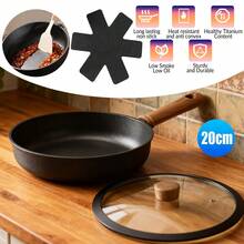 Pot, Cast Iron Pot, Frying Pan, Pans, With Glass Lid, Less Petrol And Less Smoke, I Am Very Rested, Universal For Gas/Electric Stoves - View 13