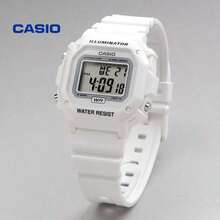 Đồng hồ Casio F-108WHC-7B mặt vuông màu trắng dành cho nữ, đồng hồ đeo tay kỹ thuật số phong cách retro với đèn LED, đồng hồ chống nước hàng ngày dành cho học sinh. - Một cỡ - Xem 1