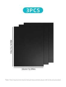 3/5/10pcs Reusable BBQ Mats (Boxed), Non-Stick, Easy To Clean, Heat Resistant, Suitable For Home, Restaurant, Camping, Electric Oven, Gas Oven, Toaster, Grill, Outdoor BBQ Mat, Thick Baking Mat, Kitchen Tool, Material, Durable Kitchen Essential, Suitable For Outdoor BBQ And Cooking - - - View 11