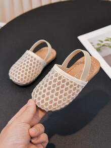 Dép xăng đan lưới thoáng khí cho trẻ sơ sinh và trẻ nhỏ, đế mềm chống trượt, giày tập đi cho bé, thiết kế mùa hè mới cho bé trai và bé gái. - Màu be - Xem 5