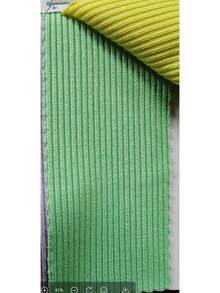 Traje Casual de Moda en Color Sólido de Punto Acanalado para Otoño 2026 - 72# Verde claro - Ver 1