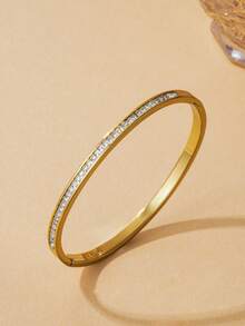 5件套简约优雅奢华闪亮星形手镯，女士高端不锈钢手镯，圣诞节、闺蜜节、生日派对、感恩节、复活节、平安夜、万圣节、情人节、开斋节、宰牲节的最佳礼物 - 金色 - 查看 10