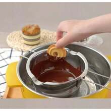 Bát nấu chảy bằng thép không gỉ, nồi nấu chảy sô cô la, nồi lẩu phô mai, dụng cụ làm bánh và tráng miệng, nồi nấu chảy kẹo, bát nấu chảy sáp, dụng cụ nhà bếp - Xem 3