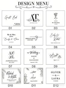 Personalized Wedding Guest Book, Customizable Letter Name, Wedding Keepsake Album, High Quality, Exquisite Customization, Suitable For Boyfriend, Girlfriend, Anniversary, Valentine's Day, Mother's Day, Birthday, Father's Day, Etc. - Multicolor - View 7