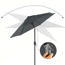SONGMICS Patio Awnings - gris - Ver 4
