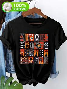 Women T-Shirts - Black - View 1