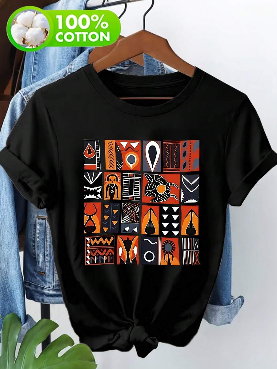 Women T-Shirts - Black - View 1