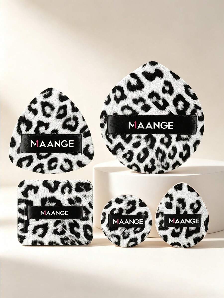 MAANGE 4/5pcs Multi-Functional Velvet Makeup Sponges, Dry & Wet Use, Portable For Travel, Makeup, Home Decor, Vanity, Bedroom, Cosmetic Accessories, Makeup Sponge, Affordable, Christmas Gift