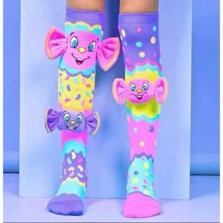 3D Fun Kids' High-Top Socks, One Size, Random Colors, Boy Or Girl MI 3D - A10 - View 1