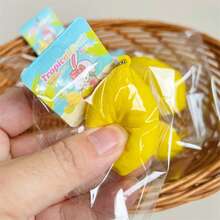 1pc Handmade Squishy Lemon, Summer Squeeze Toy, Stress Relief Toy, Birthday Gift, Back To School Gift, Easter Gift, Christmas Gift - Multicolor - View 7