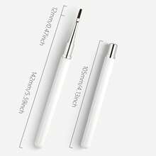 3支/套 格子图案，通用款，花瓣美甲笔，带一体式美甲刷和笔帽，全新概念 - 青碧色 - 查看 4