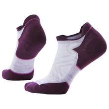 Smartwool Targeted Cushion Run Low Ankle Sock - Women's | - purple / white - View 1