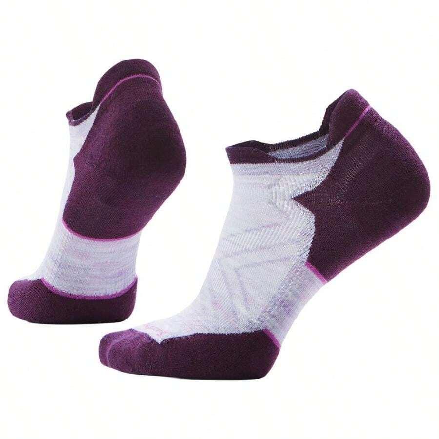 Smartwool Targeted Cushion Run Low Ankle Sock - Women's | - purple / white - View 1